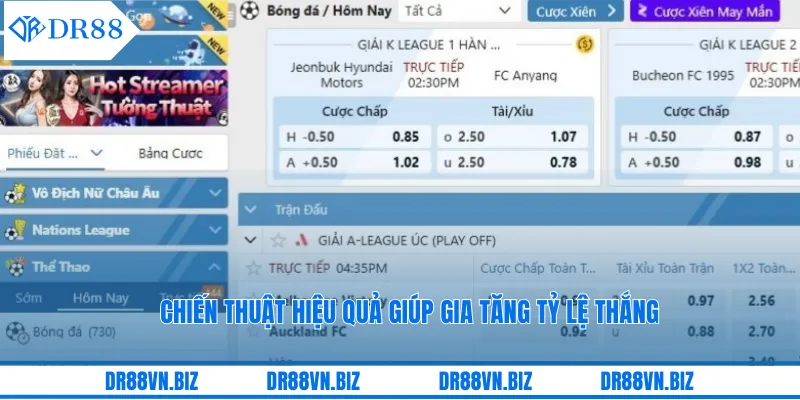 Chiến thuật hiệu quả giúp gia tăng tỷ lệ thắng