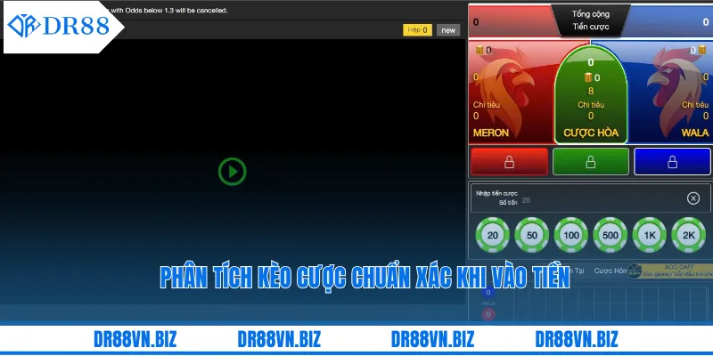 Phân tích kèo cược chuẩn xác khi vào tiền